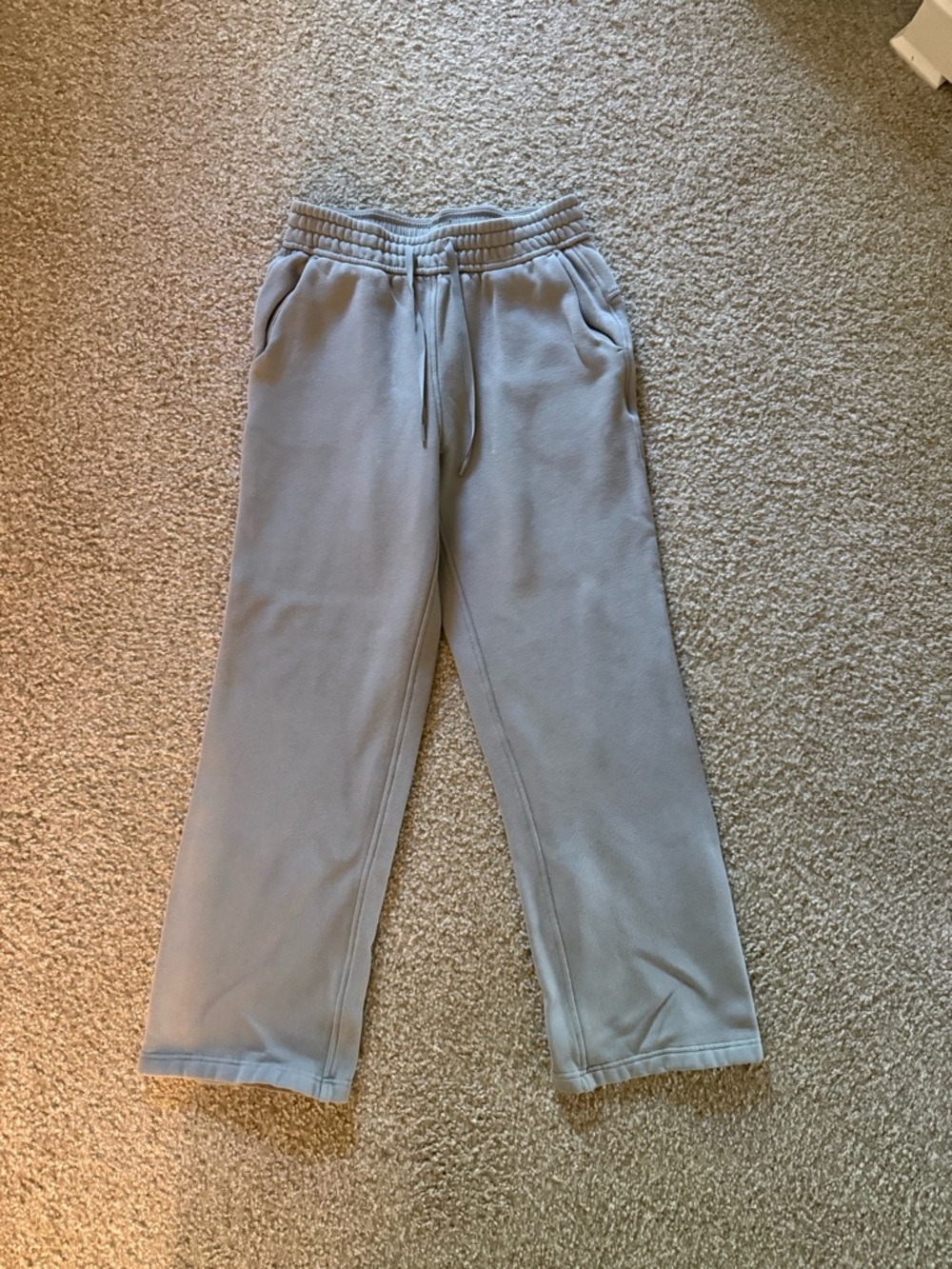 CRZ YOGA Light Gray Cozy Drawstring Sweatpants
